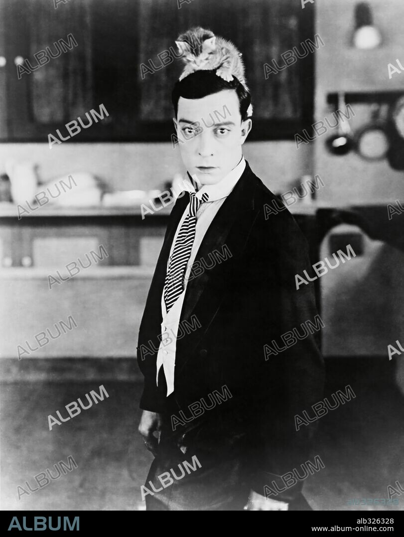 BUSTER KEATON in THE ELECTRIC HOUSE, 1922, directed by BUSTER KEATON and EDWARD F. CLINE. Copyright BUSTER KEATON PROD.