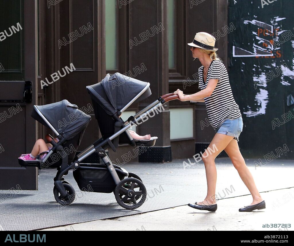 July 16, 2018 - New York, New York, United States - Socialte Nicky Hilton Rothschild takes her daughters Lily Rothschild and Teddy Rothschild out in the East Village on July 16 2018 in New York City. 16/07/2018