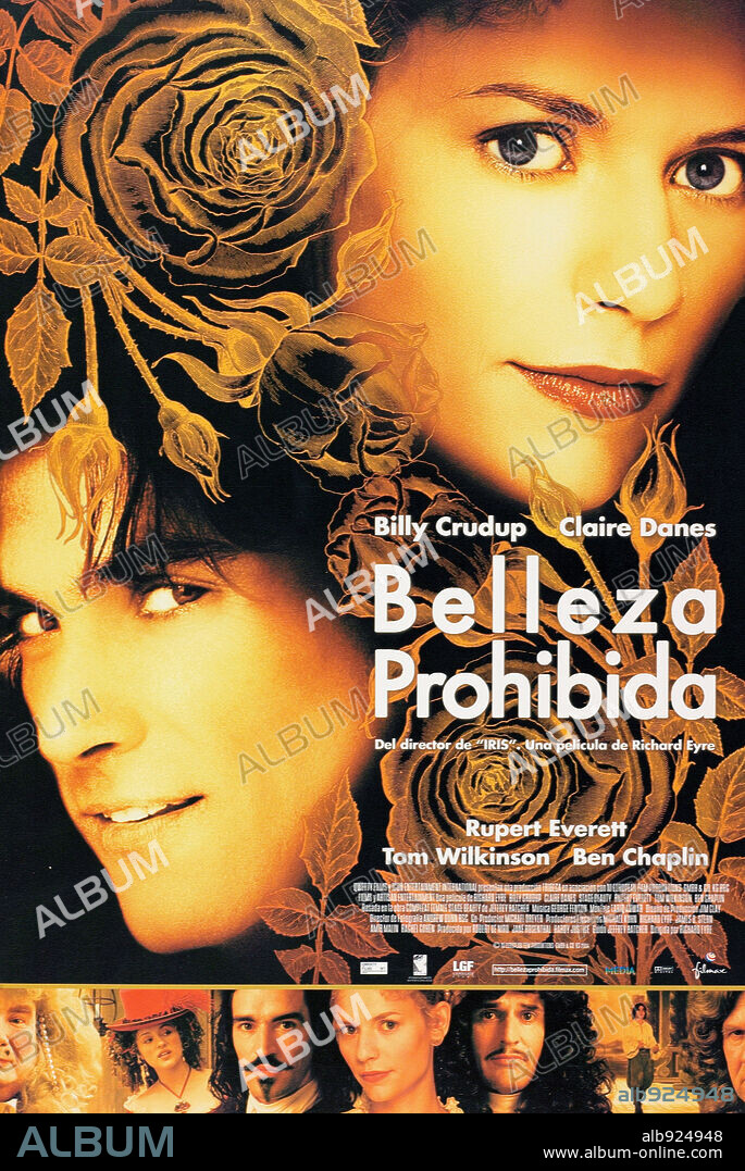 Poster de BELLEZA PROHIBIDA, 2004 (STAGE BEAUTY), dirigida por RICHARD EYRE. Copyright LIONS GATE FILMS.