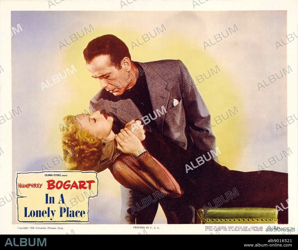 In a Lonely Place is a 1950 film noir directed by Nicholas Ray, and starring Humphrey Bogart and Gloria Grahame, produced for Bogart's Santana Productions. The script was adapted by Edmund North from the 1947 novel In a Lonely Place by Dorothy B. Hughes.