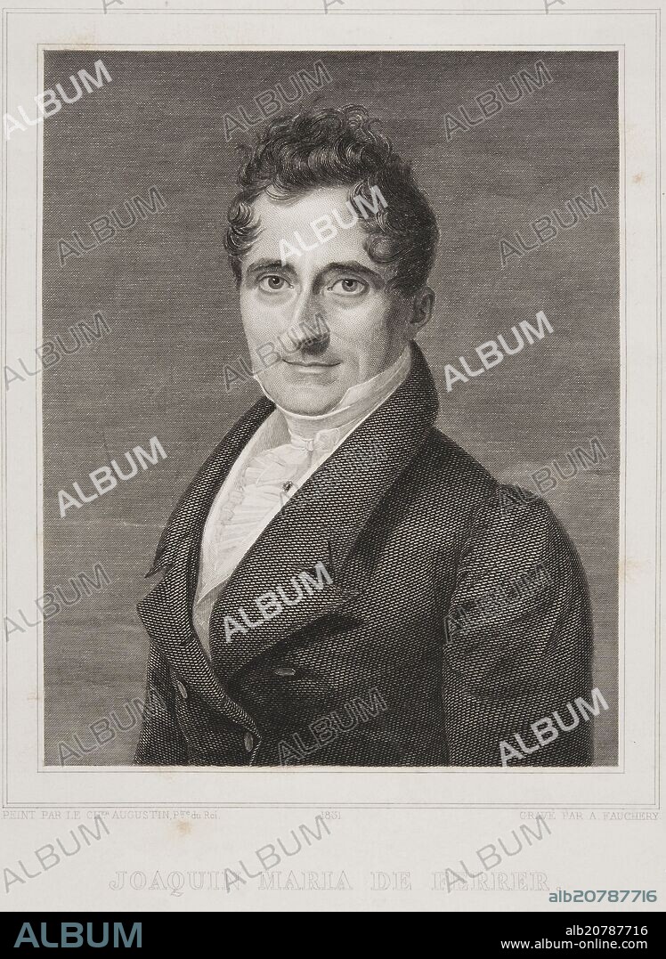 FRANCISCO DE GOYA. JOAQUIN MARIA DE FERRER Y CAFRANGA, POLITICO Y MILITAR ESPAÑOL.