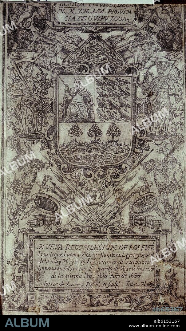 FUERO DE GUIPUZCOA 1696.