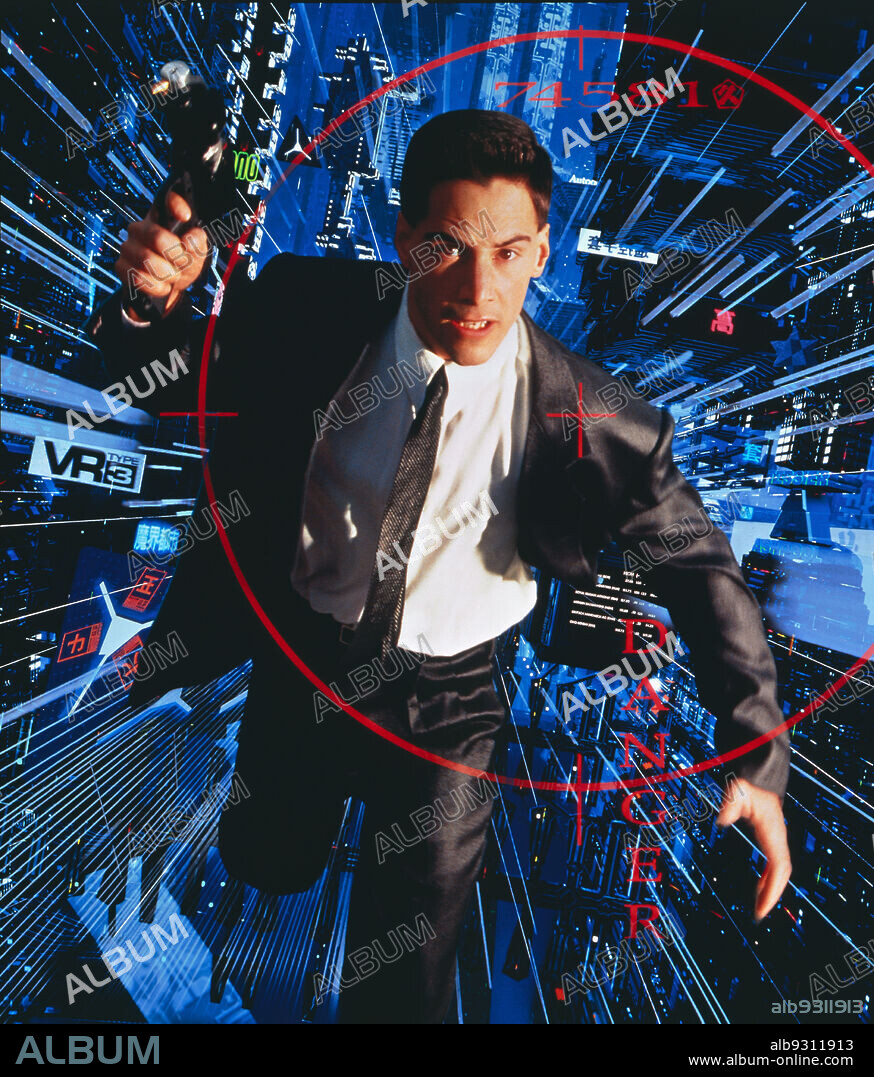 KEANU REEVES dans JOHNNY MNEMONIC, 1995, réalisé par ROBERT LONGO. Copyright COLUMBIA TRISTAR.