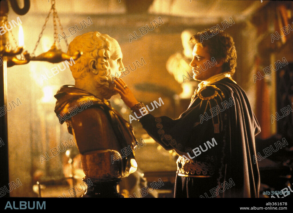 JOAQUIN PHOENIX dans GLADIATOR, 2000, réalisé par RIDLEY SCOTT. Copyright DREAMWORKS/UNIVERSAL PICTURES / BUITENDIJK, JAAP.