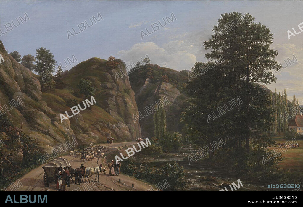 JOHAN CHRISTIAN DAHL. Plauenscher Grund at Dresden, 1818.