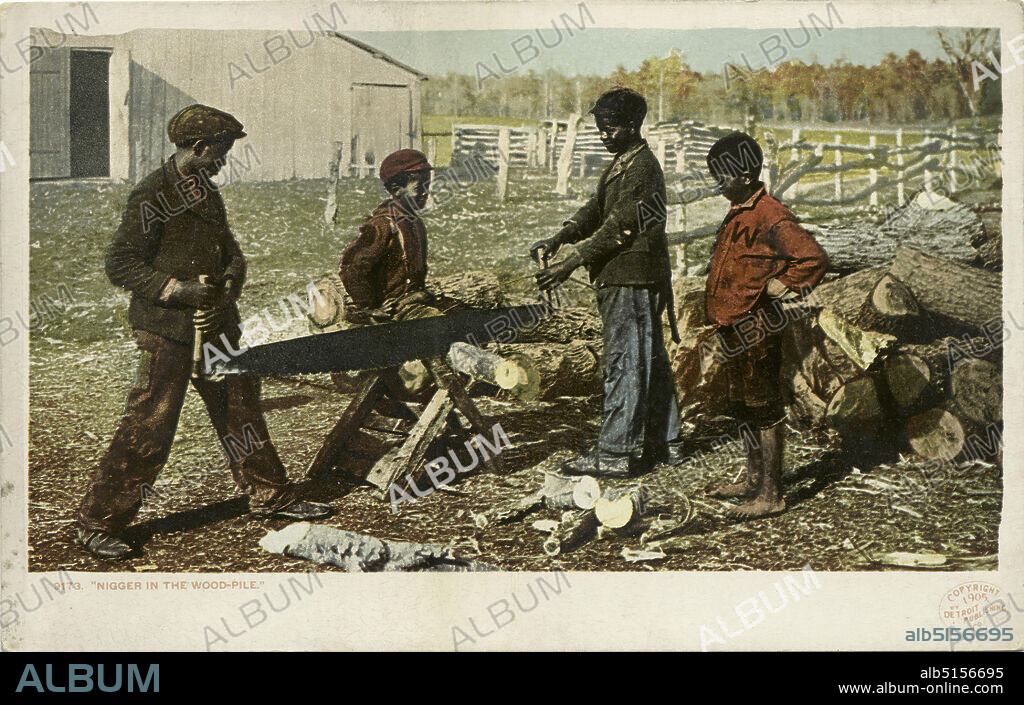 Nigger in the Woodpile, still image, Postcards, 1898 - 1931.