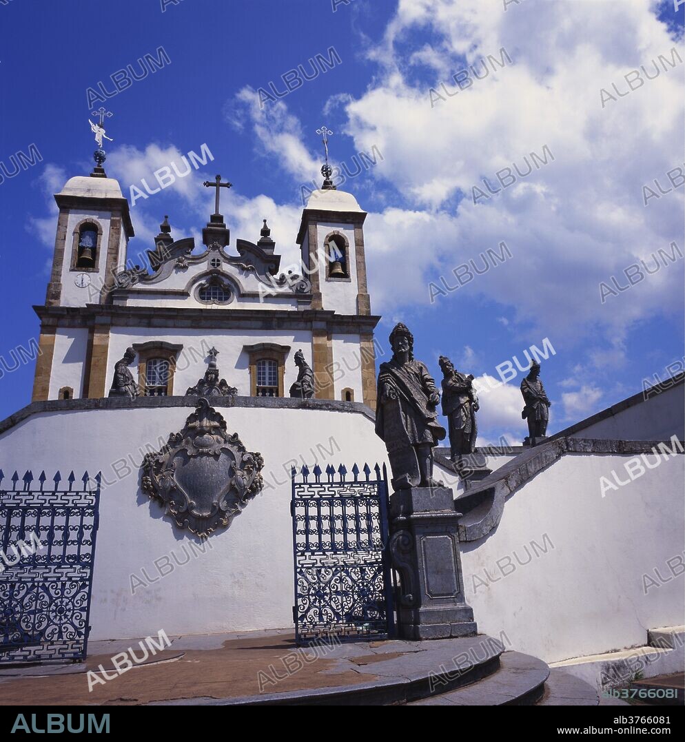 Basilica do Bom Jesus de Matosinhos, Congonhas, Minas Gerais, Brazil.