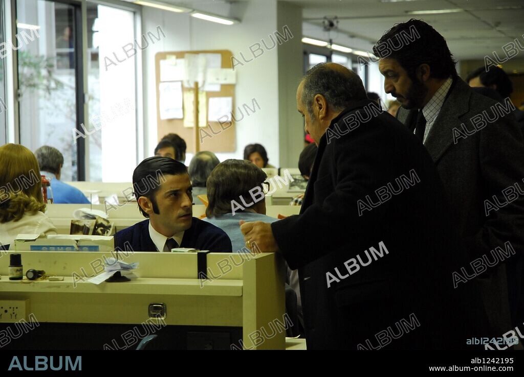 PABLO RAGO y RICARDO DARIN en EL SECRETO DE SUS OJOS, 2009, dirigida por JUAN JOSE CAMPANELLA. Copyright TORNASOL FILMS.