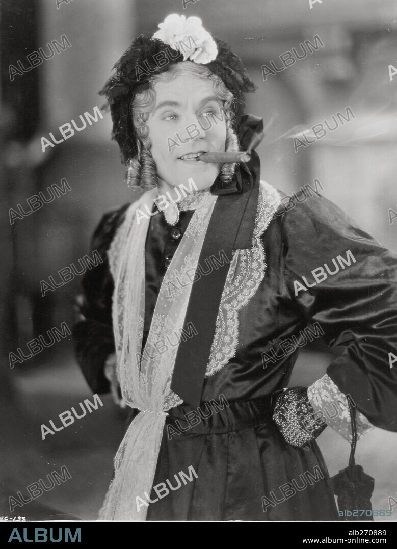 CHARLES RUGGLES in CHARLEY'S AUNT, 1930, directed by AL CHRISTIE. Copyright Christie Film Corporation.