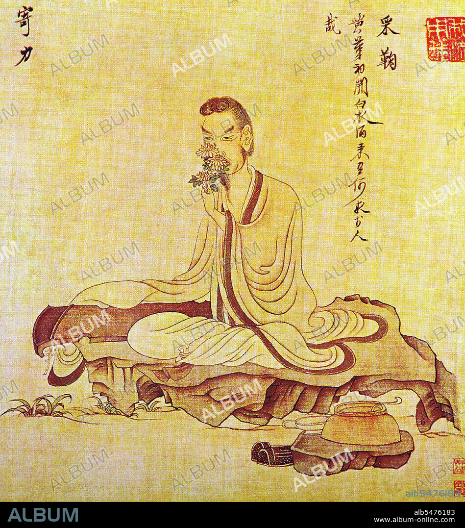 Tao Yuanming also known as Tao Qian (365-427) was a Chinese poet of the Six Dynasties period (ca. 220 - 589 CE). Tao Yuanming later changed his name to Tao Qian and is generally regarded as the greatest poet during the centuries between the Han and Tang dynasties. He is also the foremost of the 'recluse' poets, or the poets who seem to have written their greatest work while in reclusion and/or those poets in whose poems the theme of countryside solitude particularly resonates. In Tao Yuanming's poems can be found superlative examples of the theme which urges its audience to drop out of official life, move to the country, and take up a cultivated life of wine, poetry, and avoiding people with whom friendship would be unsuitable, but in Tao's case this went along with actually engaging in farming. Tao's poetry also shows an inclination to fulfillment of duty, such as feeding his family. Tao's simple and plain style of expression, reflecting his back-to-basics lifestyle, first became better known as he achieved local fame as a hermit. This was followed gradually by recognition in major anthologies. By the Tang Dynasty, Tao was elevated to greatness as a poet's poet, revered by Li Bai and Du Fu.