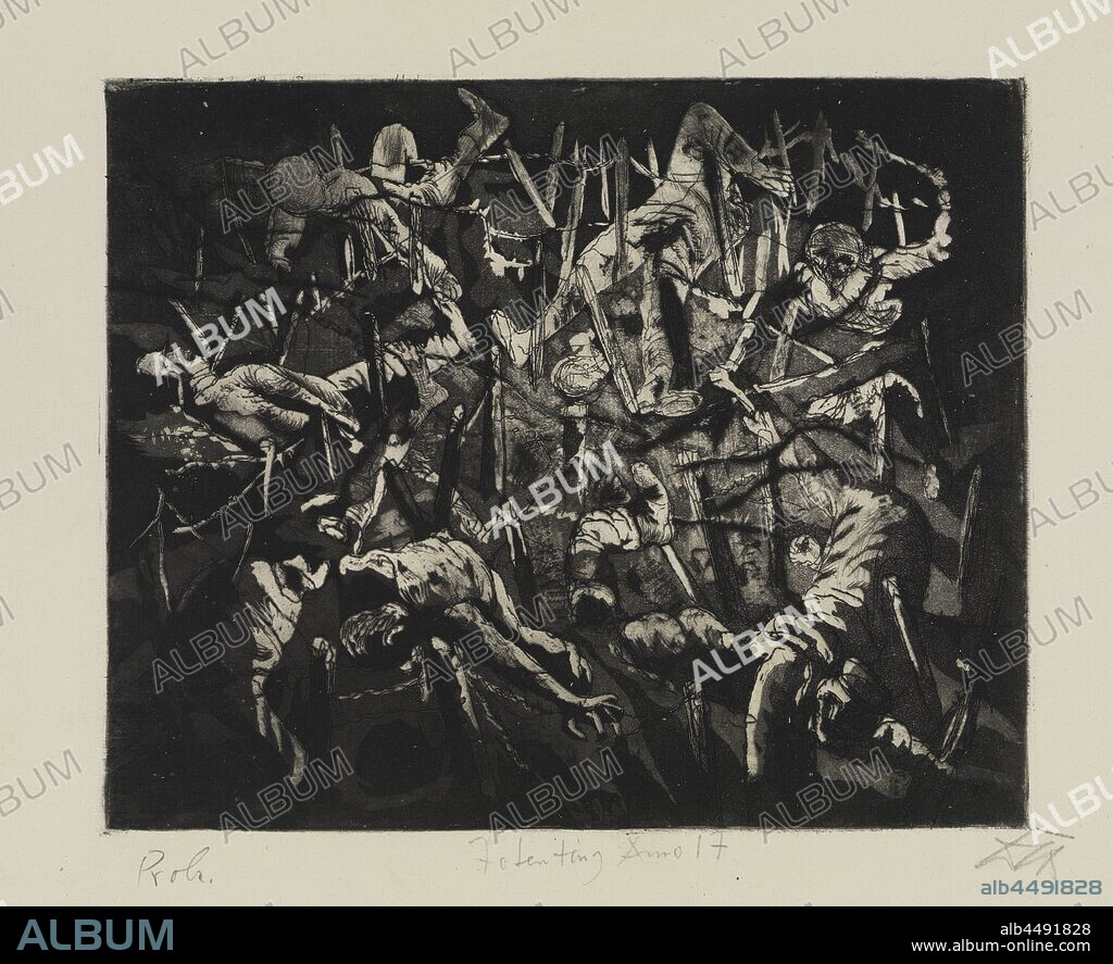OTTO DIX. Dance of Death 1917 (Dead Man's Hill).