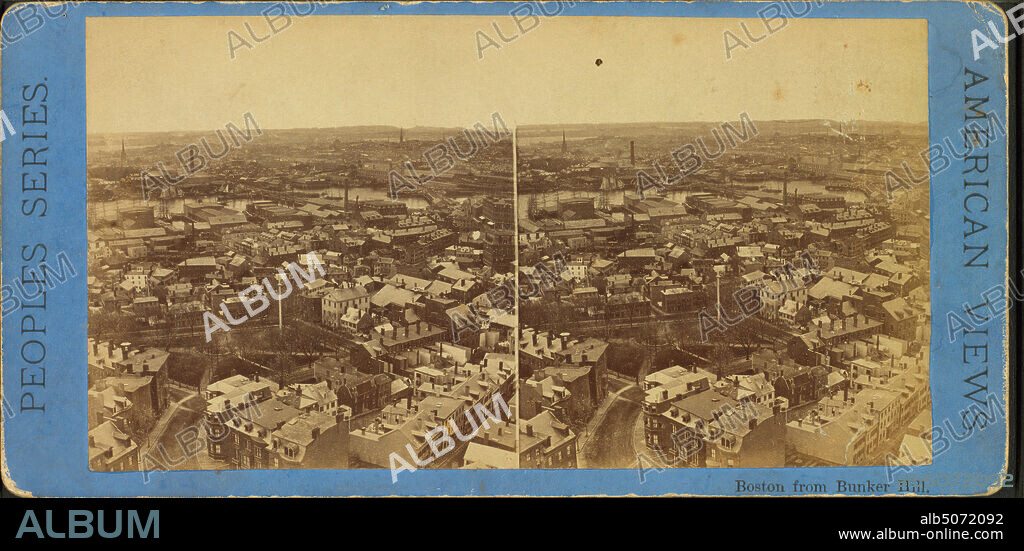 Boston from Bunker Hill., still image, Stereographs, 1850 - 1930.