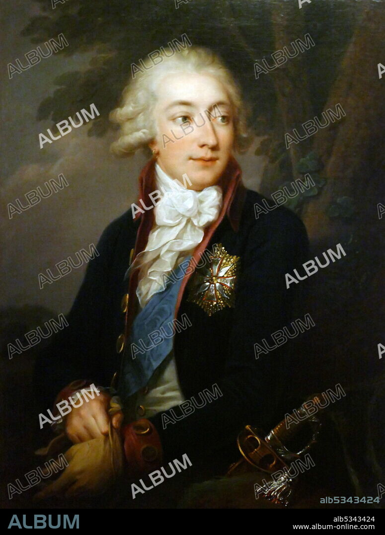 Antoni Jozef Lanckoronski by Josef Grassi 1791. Antoni Jozef Lanckoronski (1760 - 1830), Member of Polish Parliament, Treasury Commissioner, Member of the Commission for National Education. Marshal of the Galician state parliament..