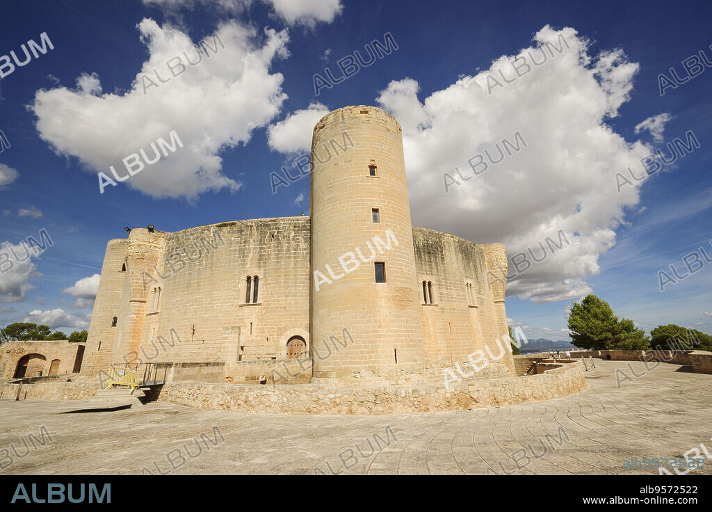 Bellver Castle -14th century-, Palma de mallorca. Mallorca. Balearic Islands. Spain.