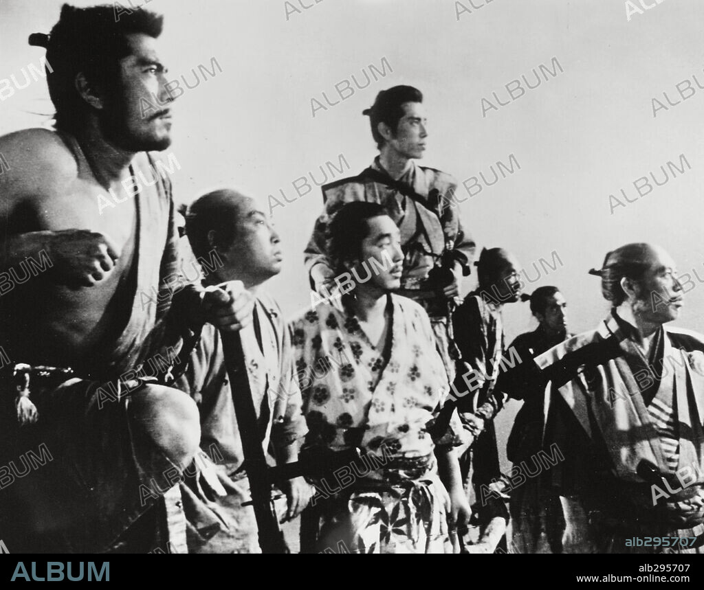 THE SEVEN SAMURAI, 1954 (SHICHININ NO SAMURAI), directed by AKIRA KUROSAWA. Copyright TOHO.