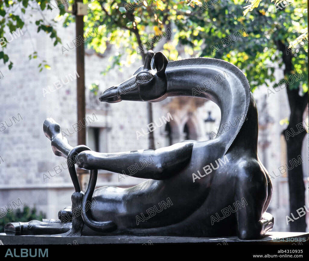 Josep Granyer / 'La jirafa coqueta', 1972, Rambla de Catalunya de Barcelona.