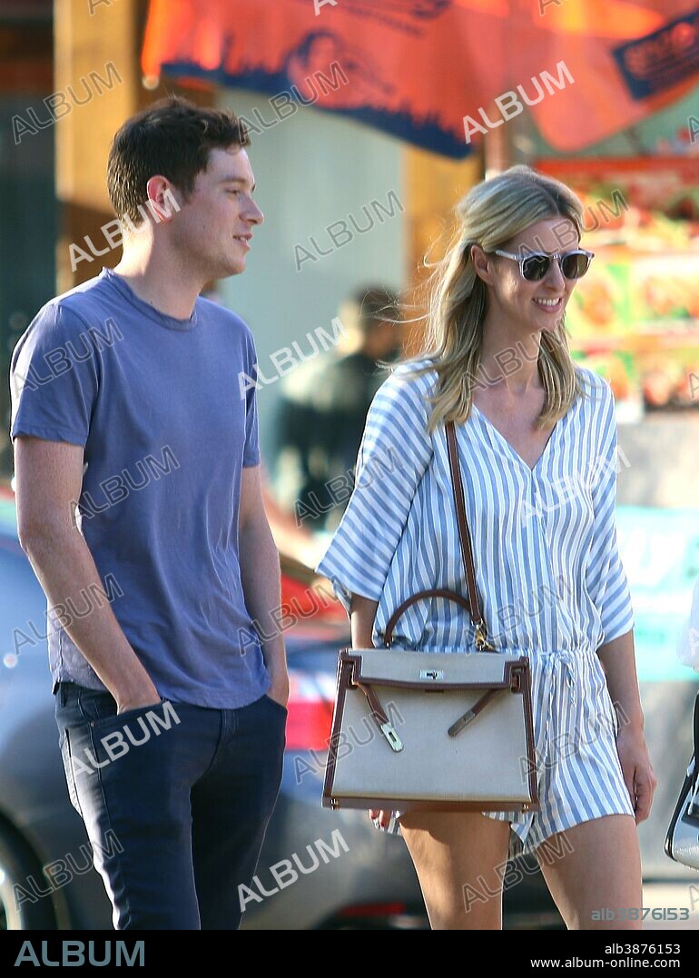 July 20, 2018 - New York, New York, United States - Nicky Hilton Rothschild and her husband James Rothschild walk in Soho with a friend on July 20 2018 in New York City. 20/07/2018
