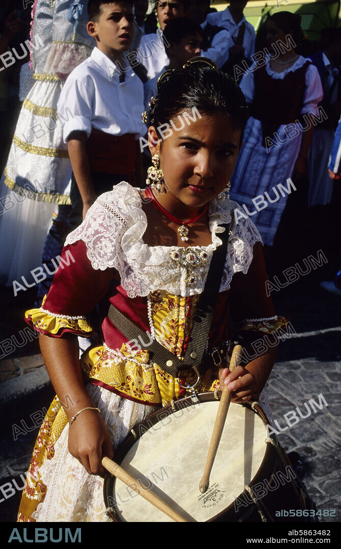Algemesí, Fiesta Mayor, baile, banda musica, tambor o "tabalet".