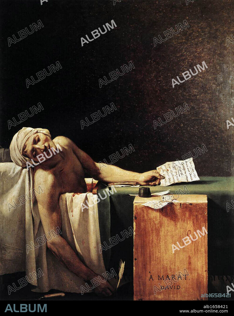 Jaques Louis David, the Death of Marat.