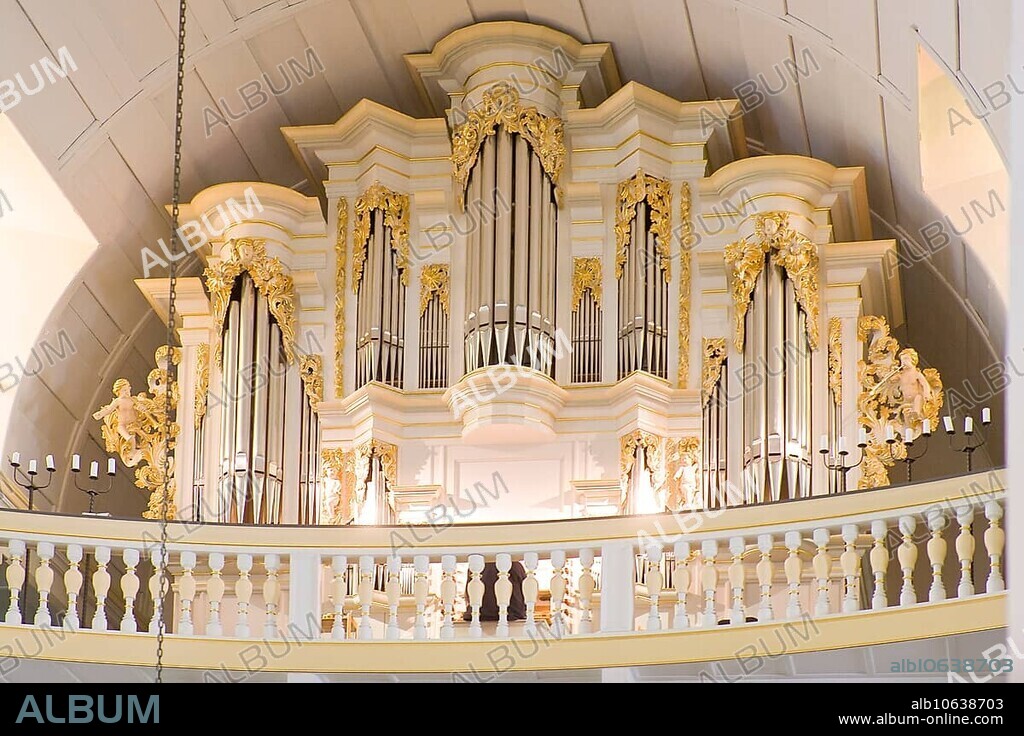 Arnstadt Bach Church with organ.