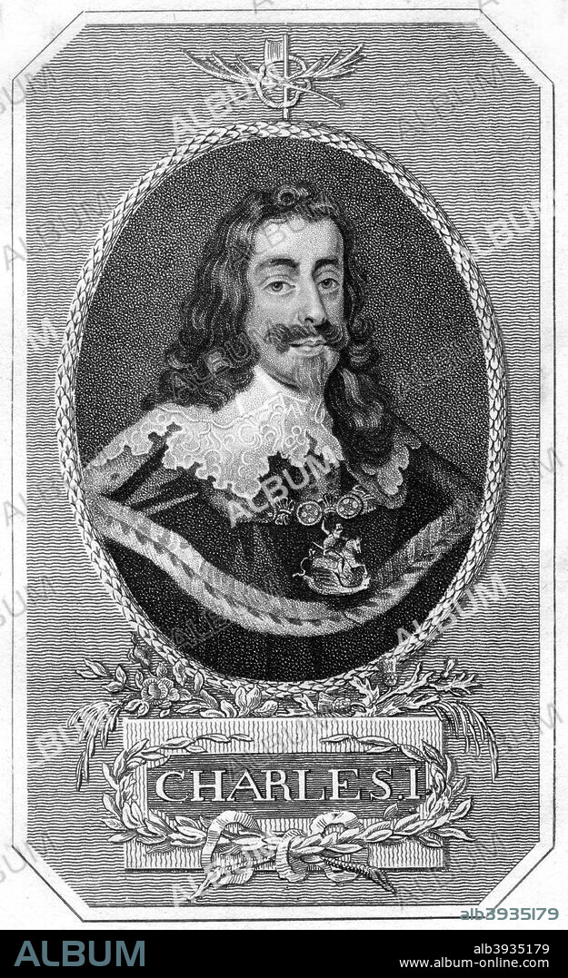 Charles I of England. Portrait of King Charles I (1600-1649), who succeeded his father James I as King in 1625. His reign was dominated by a bitter dispute with Parliament over the extent of royal power, which culminated in 1642 in the English Civil War, and Charles' eventual execution for treason.
