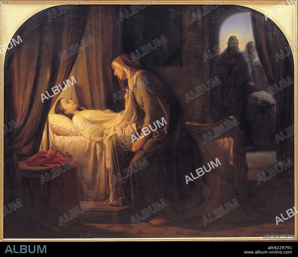 CARL BLOCH. The Daughter of Jairus, 1863.