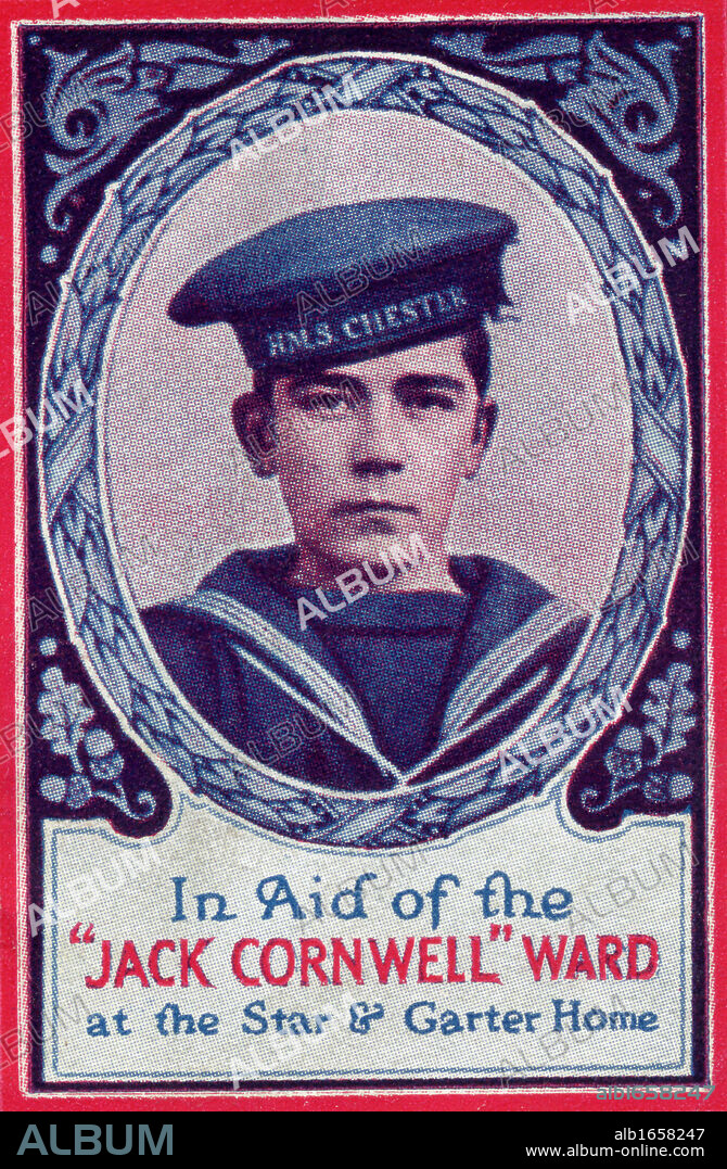 John Travers Cornwell VC 1900 - 1916 usually known as Jack Cornwell First World War Hero.