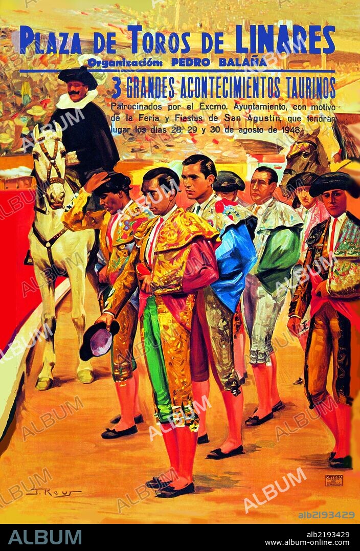 Manolete Cartel de Primer Anniversario de su Muerte.