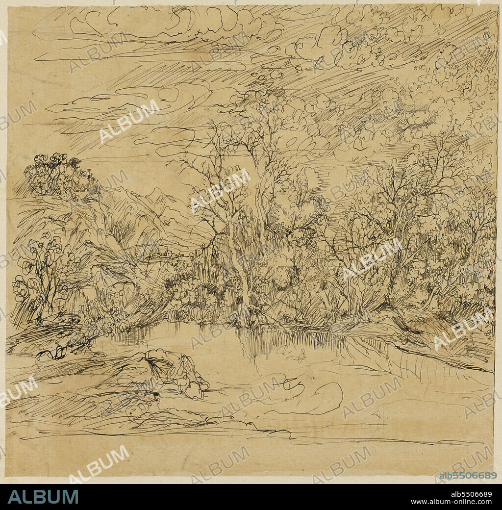 RODOLPHE BRESDIN. Bank of a Pond, n.d.