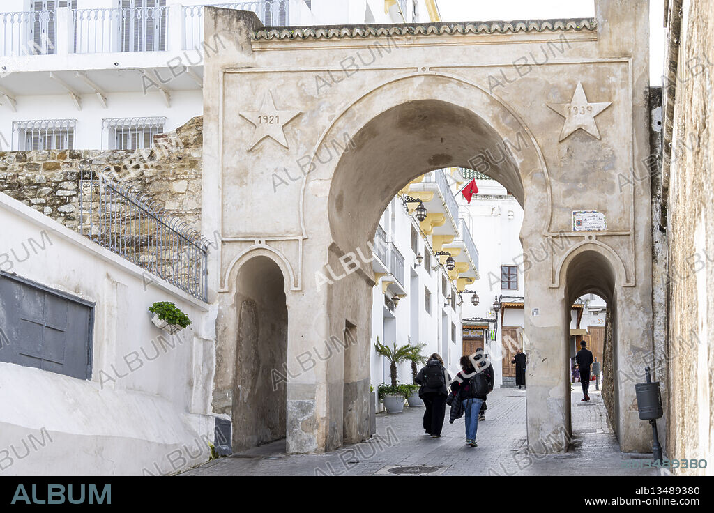 Bab Dar Dbagh gate, Tangier, Morocco, North Africa.