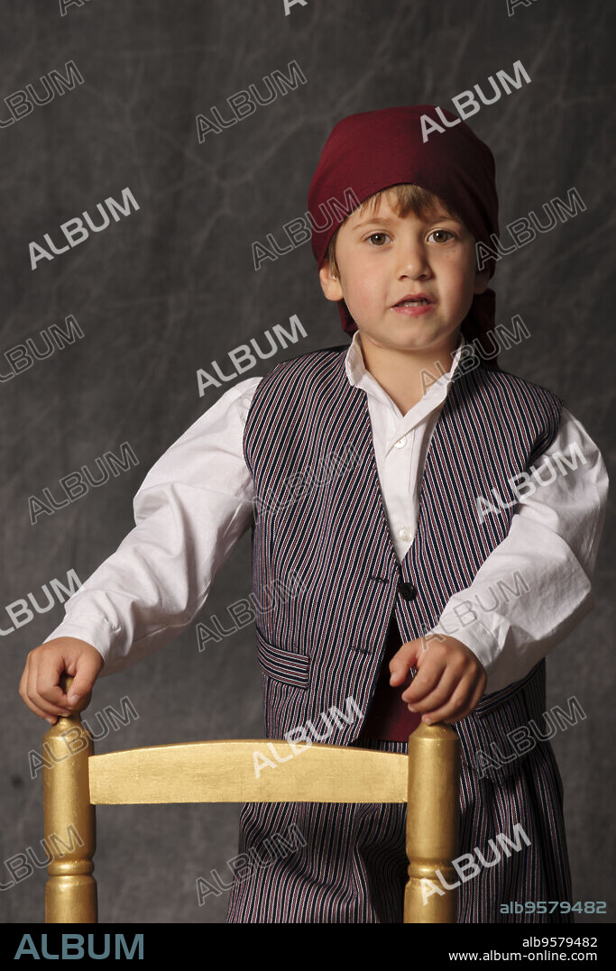traje tipico mallorquin, Mallorca, balearic islands, spain, europe.