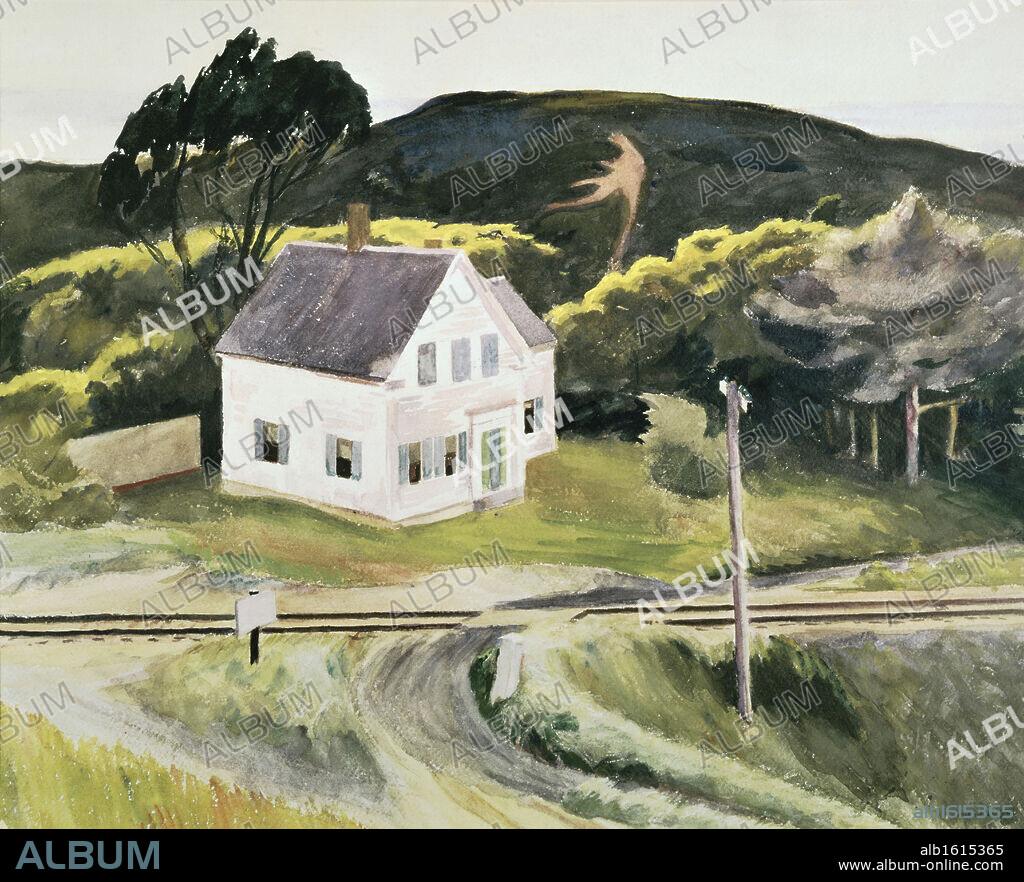 Captain Kelly's House by Edward Hopper, watercolor, 1931, 1882-1967, USA, New York State, New York City, Whitney Museum of American Art.