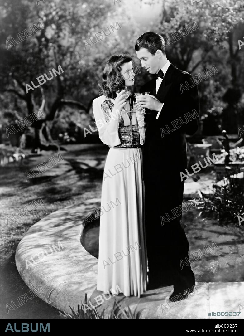 JAMES STEWART y KATHARINE HEPBURN en HISTORIAS DE FILADELFIA, 1940 (THE PHILADELPHIA STORY), dirigida por GEORGE CUKOR. Copyright M.G.M.
