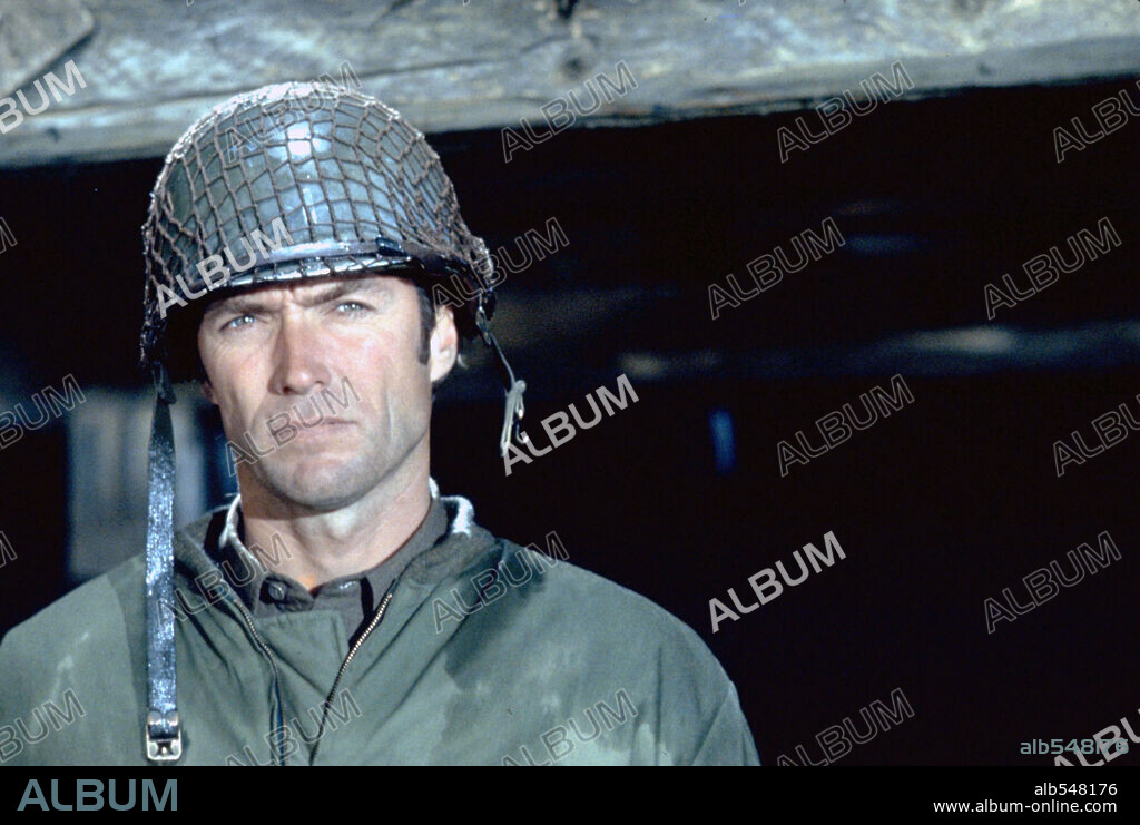 CLINT EASTWOOD en LOS VIOLENTOS DE KELLY, 1970 (KELLY'S HEROES), dirigida por BRIAN G. HUTTON. Copyright M.G.M.