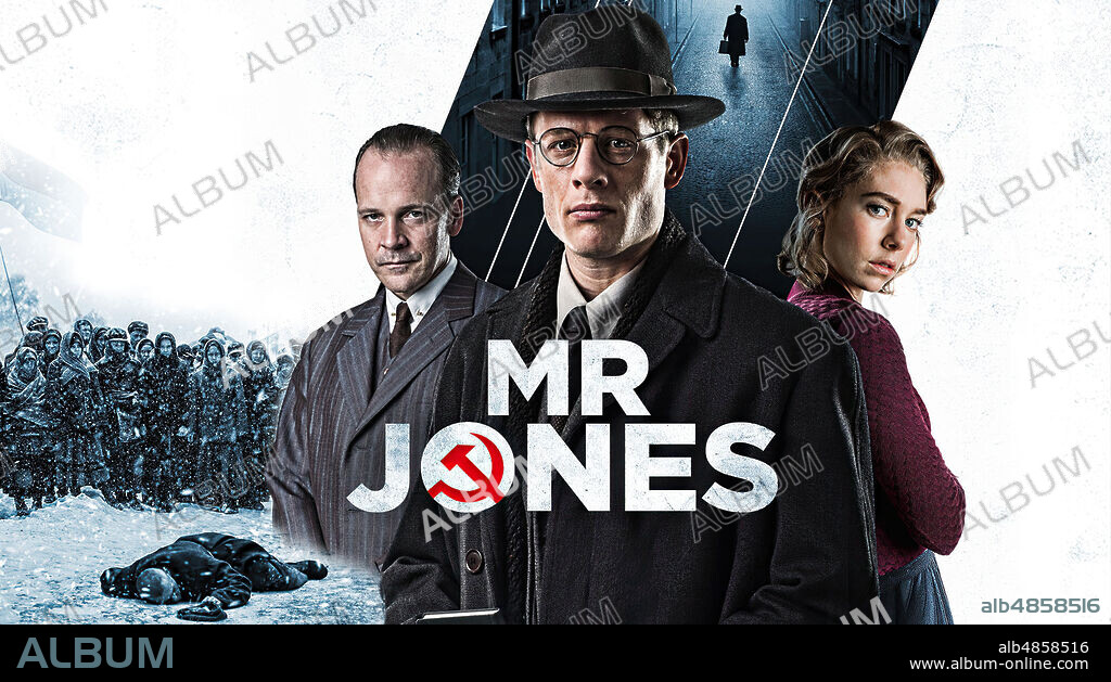JAMES NORTON, PETER SARSGAARD and VANESSA KIRBY in MR. JONES, 2019, directed by AGNIESZKA HOLLAND. Copyright FILM PRODUKCJA/CRAB APPLE FILMS/FILM.UA/KINOROB/STUDIO ORKA.