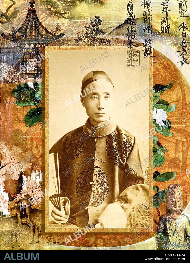 In 1879, Ko K'un-hua (pinyin: Ge Kunhua), a scholar from China, was engaged to give a course in the Chinese language. The small collection of books that was bought for this course became Harvard College's first acquisitions in any East Asian language.. The few existing photographs of Ko reveal a dignified middle-aged man in the long, high-necked, heavy garments of a scholar-official of the Qing dynasty. His embroidered robes would have been nearly unbearable in a Boston summer, but Ko did not experience many of those: a few months before the end of his three-year contract, he died of pneumonia. Harvard paid for his familys return to China, and Edward Bangs Drew raised funds to educate his sons.