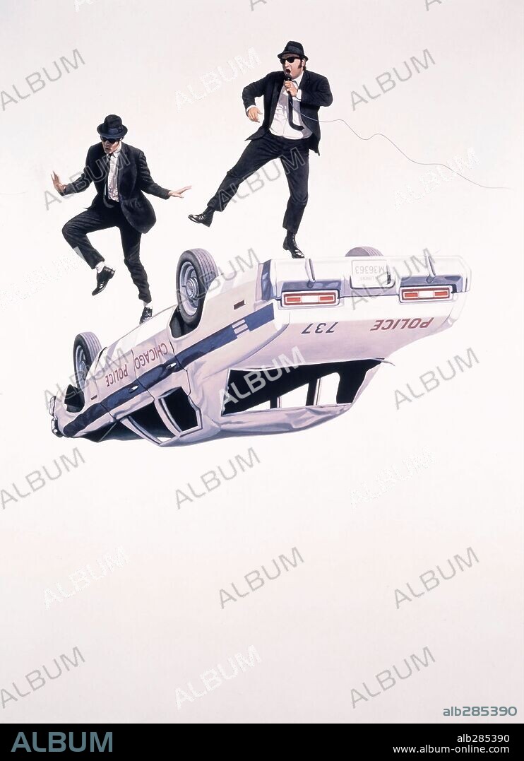 DAN AYKROYD and JOHN BELUSHI in THE BLUES BROTHERS, 1980, directed by JOHN LANDIS. Copyright UNIVERSAL PICTURES.