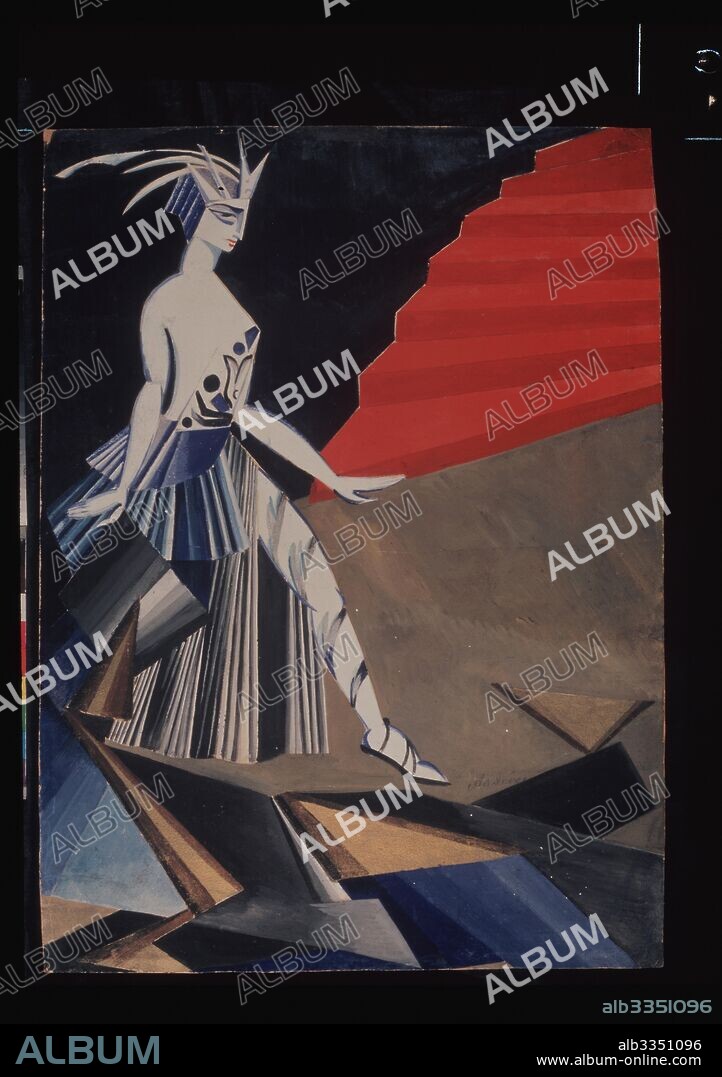 ALEXANDRA EXTER. Salomé. Costume design for the play Salomé by O. Wilde.