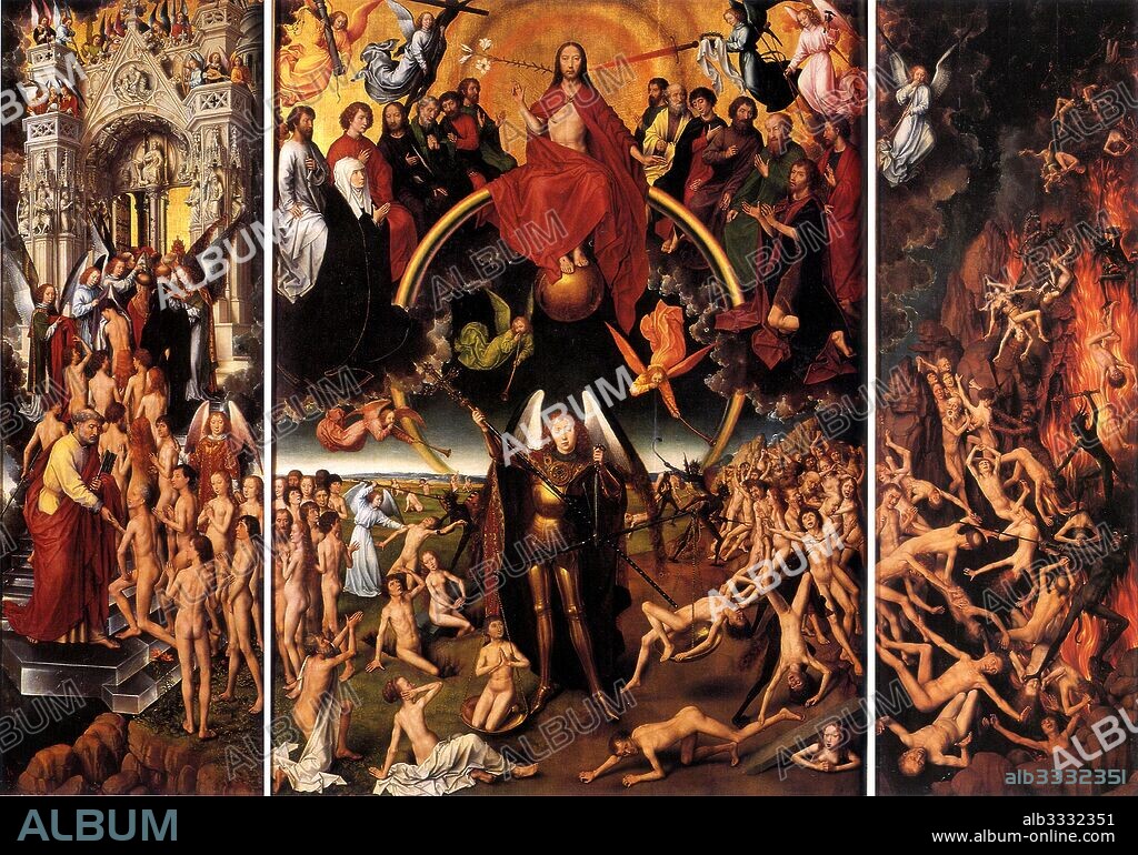 HANS MEMLING. The Last Judgement (Triptych).