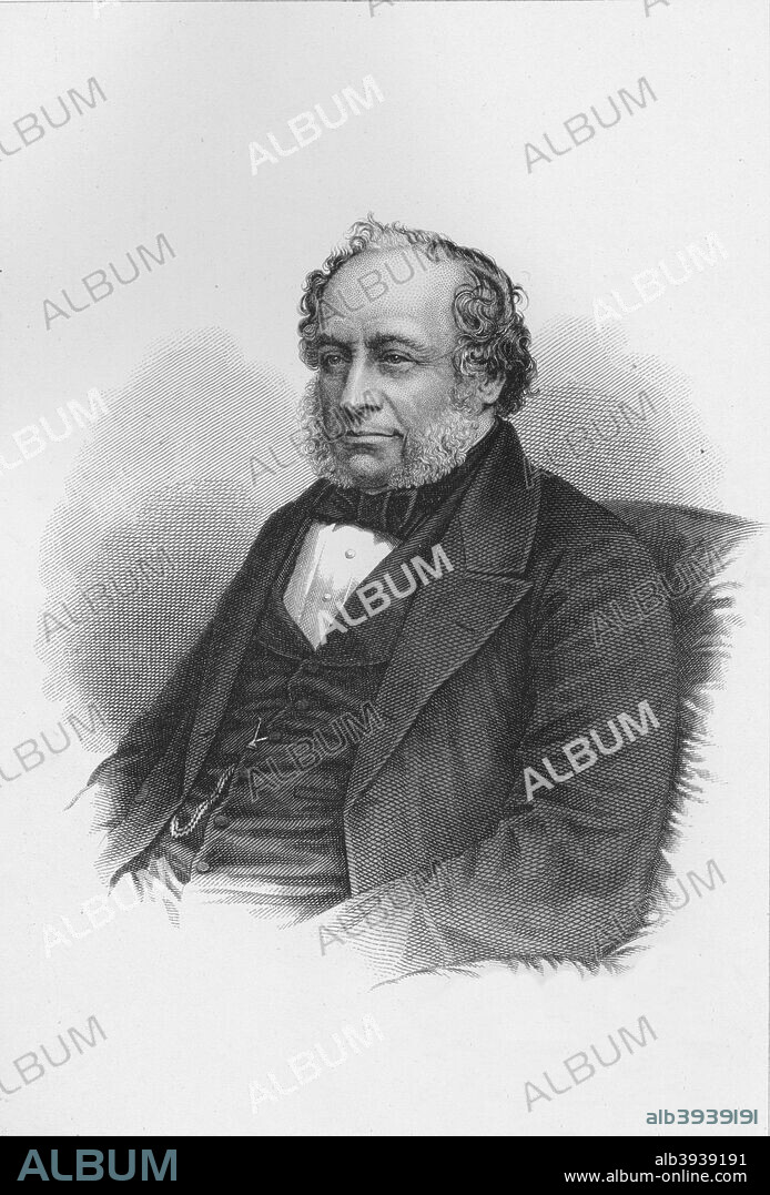 Sir Charles Barry, British architect, c1840 (1878). Charles Barry (1795-1860), was a prolific English architect who designed the reconstructed Palace of Westminster after the original building was destroyed by fire in 1834. From Old and New London Illustrated, Vol IV, by Edward Walford. [Cassell Petter & Galpin, London, Paris & New York, 1878].