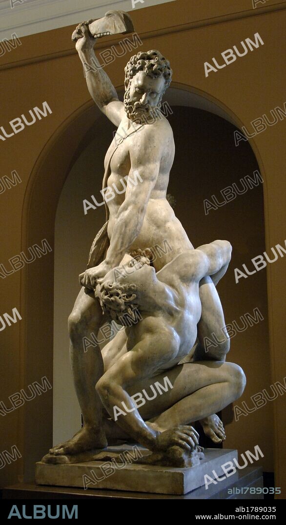 ARTE RENACIMIENTO-MANIERISMO. ITALIA. GIAMBOLOGNA, Jean Boulogne, llamado en Italia (Donai, 1529-Florencia, 1608). Escultor de origen flamenco, el más representativo de la última fase de la escultura italiana del Renacimiento. SANSON Y UN FILISTEO (h. 1562). Mármol. Museo Victoria y Alberto. Londres. Inglaterra. Reino Unido.