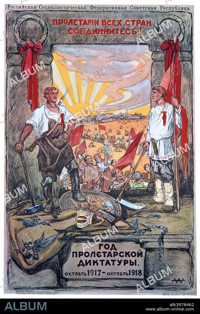 'The Proletarian Dictatorship's Year: October 1917-October 1918', 1918.