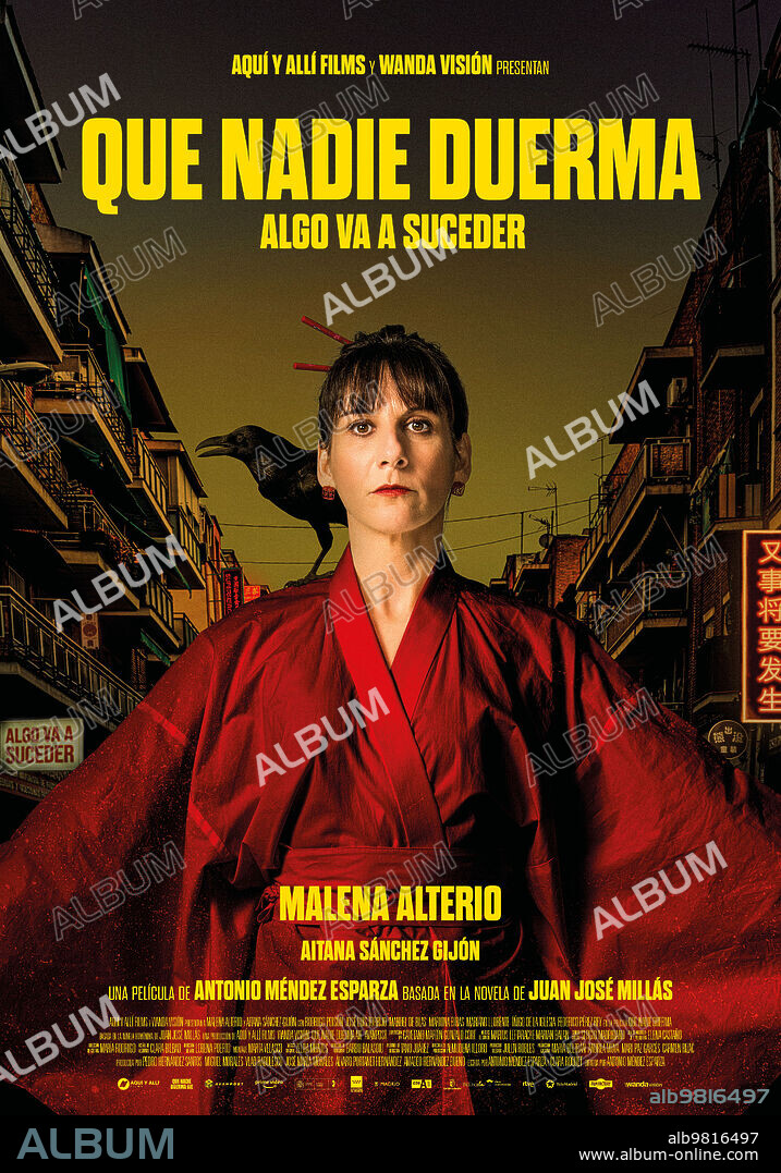 MALENA ALTERIO in SOMETHING IS ABOUT TO HAPPEN, 2023 (QUE NADIE DUERMA), directed by ANTONIO MENDEZ ESPARZA. Copyright AQUI Y ALLI FILMS.