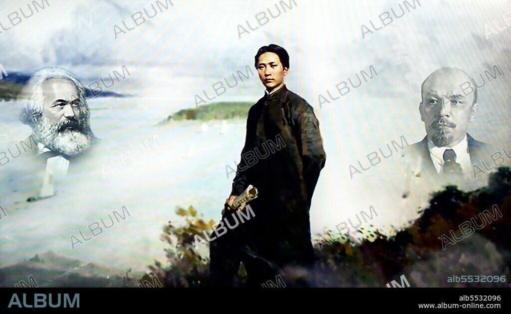 Wang Renjun as Mao Zedong in the Chinese film '1921' issued to commemorate the 100th anniversary of the Chinese Communist Party 2021..