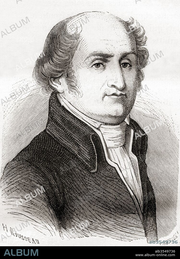 Gilbert Romme, 1750 – 1795. French politician and mathematician who developed the French Republican Calendar aka French Revolutionary Calendar. From Les Merveilles de la Science, published c.1870.