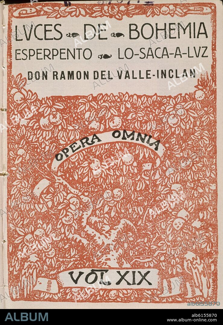 RAMON DEL VALLE-INCLAN O R. M. VALLE PEÑA. LUCES DE BOHEMIA 4/17606.