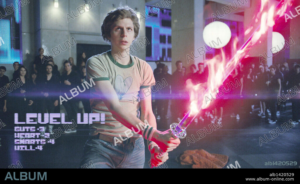 MICHAEL CERA en SCOTT PILGRIM CONTRA EL MUNDO, 2010 (SCOTT PILGRIM VS. THE WORLD), dirigida por EDGAR WRIGHT. Copyright MARC PLATT PRODUCTIONS.