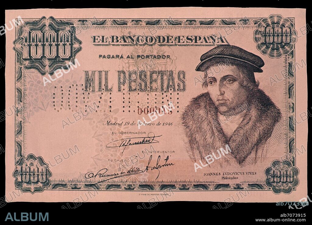 BILLETE DE 1000 PESETAS 1946.