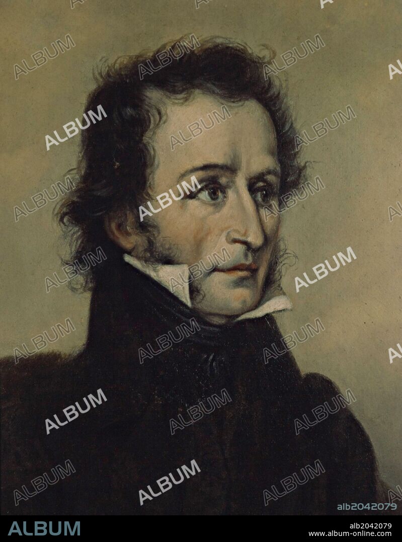 Violinist and composer Niccolo Paganini.