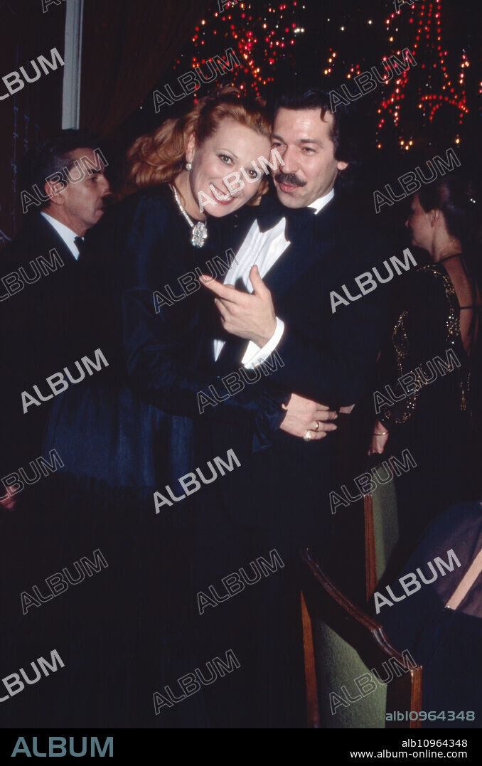 Austrian ballet dancer and chanson singer Margot Werner with husband Jochen Litt, Germany 1980s.